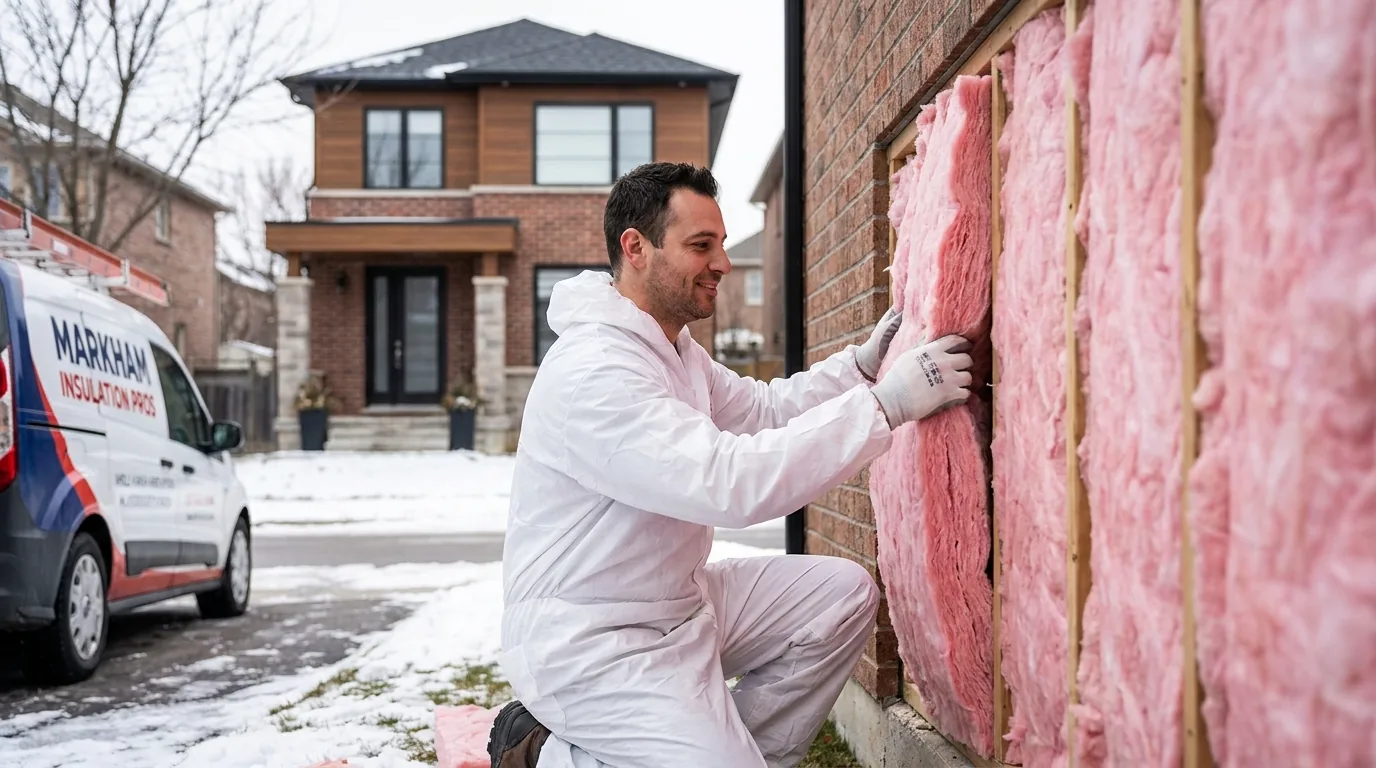 Insulated Markham home in Unionville staying warm through a York Region winter