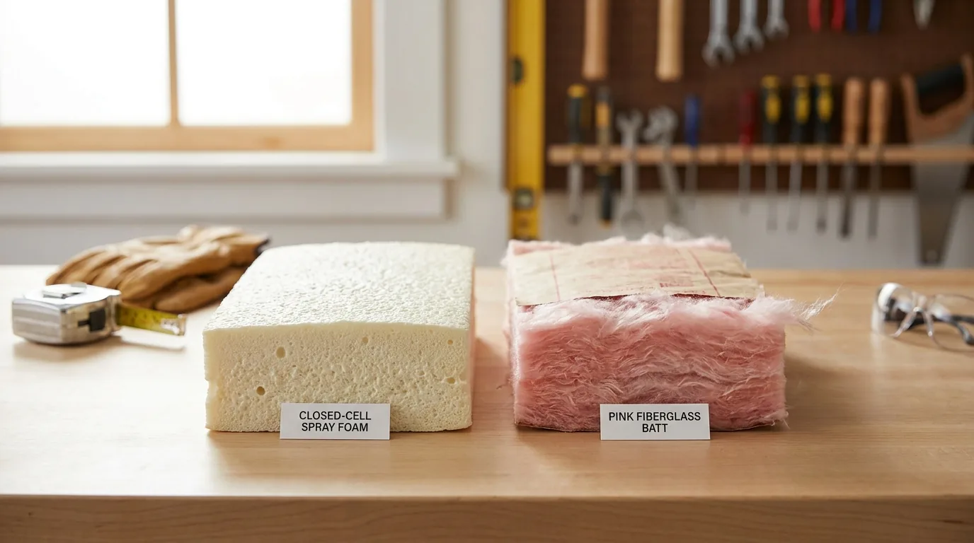 Spray Foam vs. Fiberglass Batt Insulation: Which Is Right for Your Home?